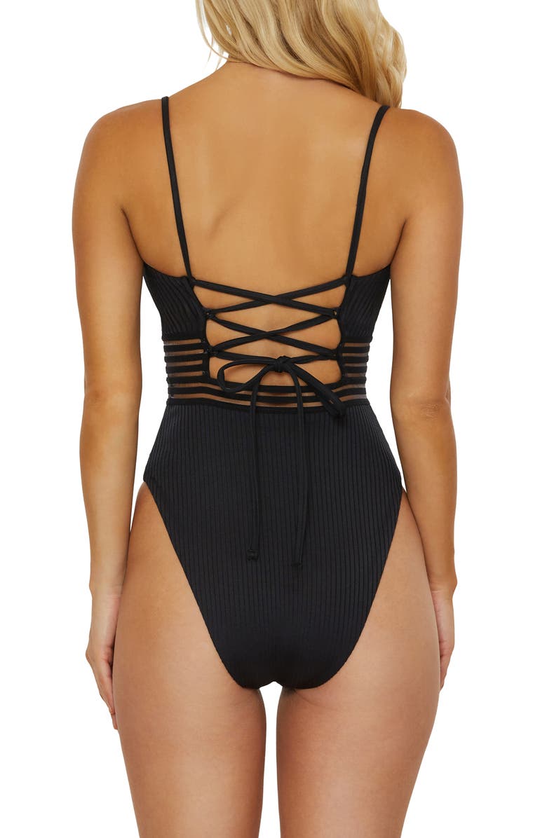 Isabella Rose Mallorca One-Piece Swimsuit, Alternate, color, 