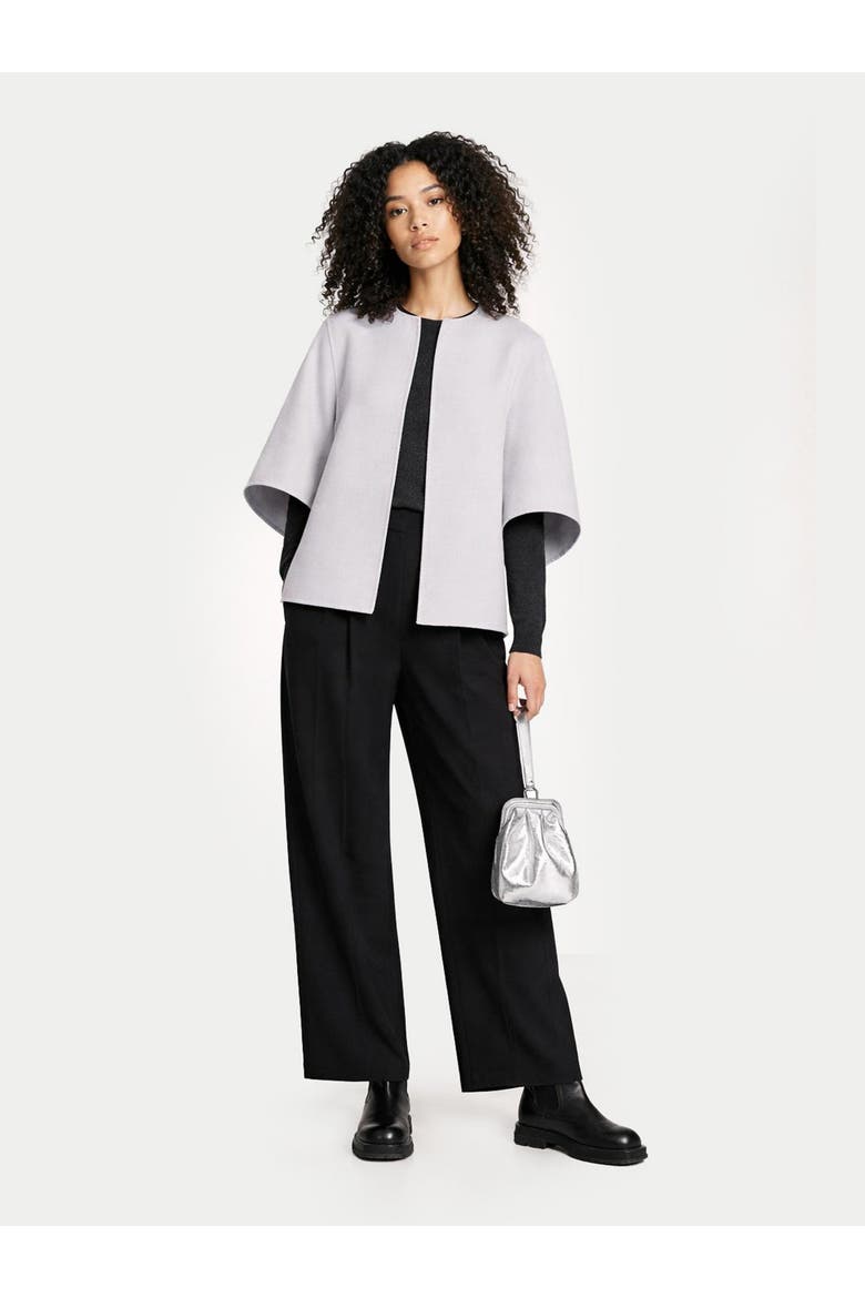 Cashmere Poncho Jacket, Alternate, color, arctic ice