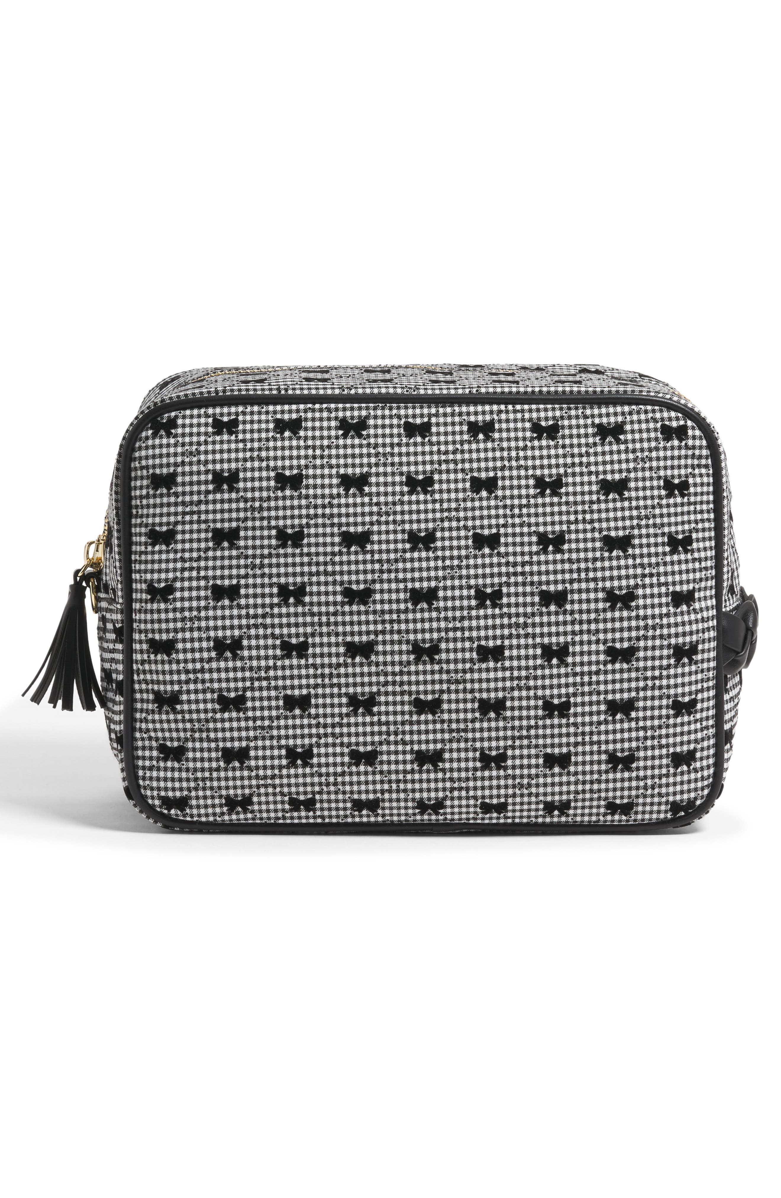 Stoney Clover Lane Large Nylon Pouch, Alternate, color, Tweed Bow