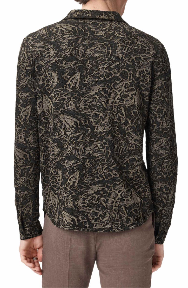 John Varvatos Lucian Jacquard Button-Up Shirt, Alternate, color, 
