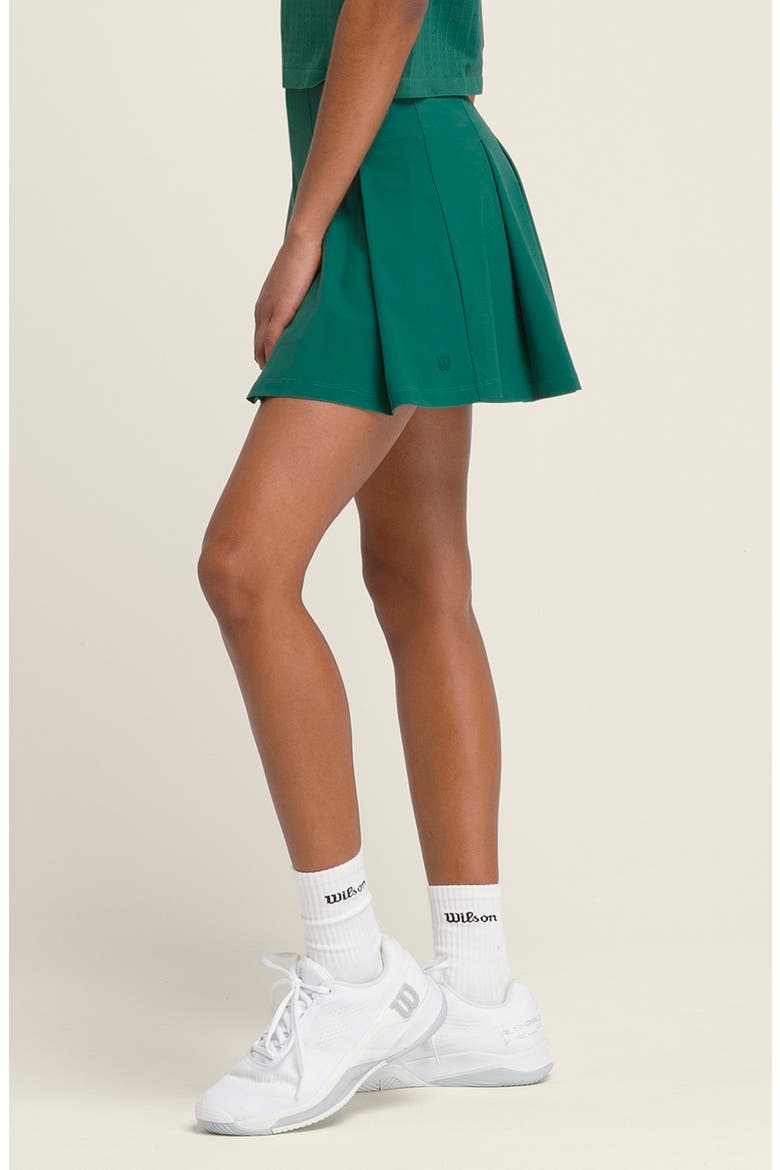 Classic Pleated Tennis Skirt, Alternate, color, FIELD GREEN