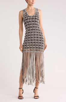 Simkhai Sonia Fringe Tank Dress