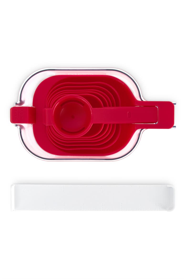 Rise by Dash Essentials 15-Piece Measuring Set, Alternate, color, RISE RED