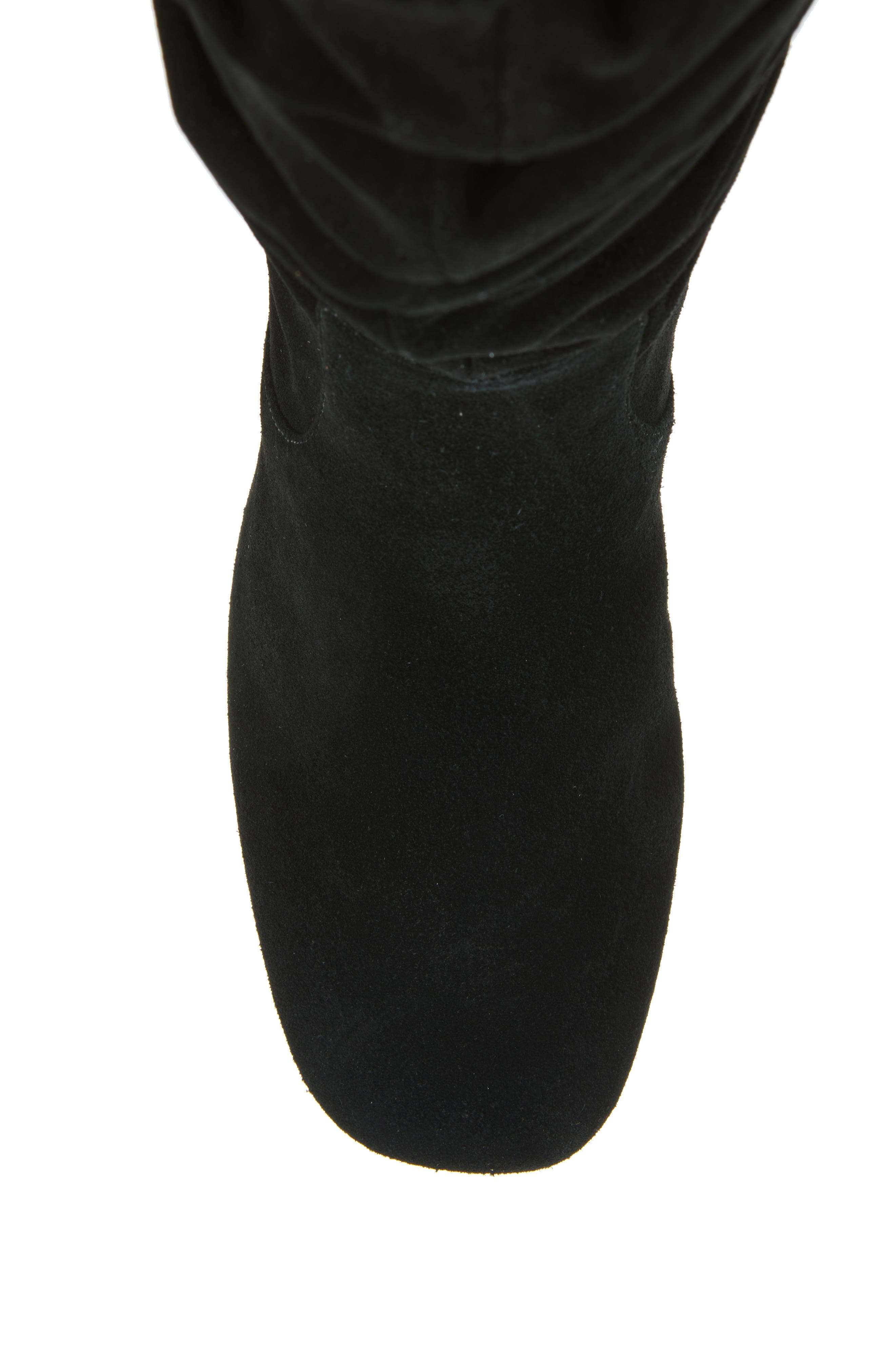 Vashti Leather Knee High Boot, Alternate, color, BLACK SUEDE