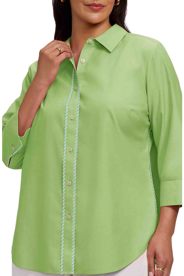 Marni Trim Shirt, Main, color, MOJITO GREEN
