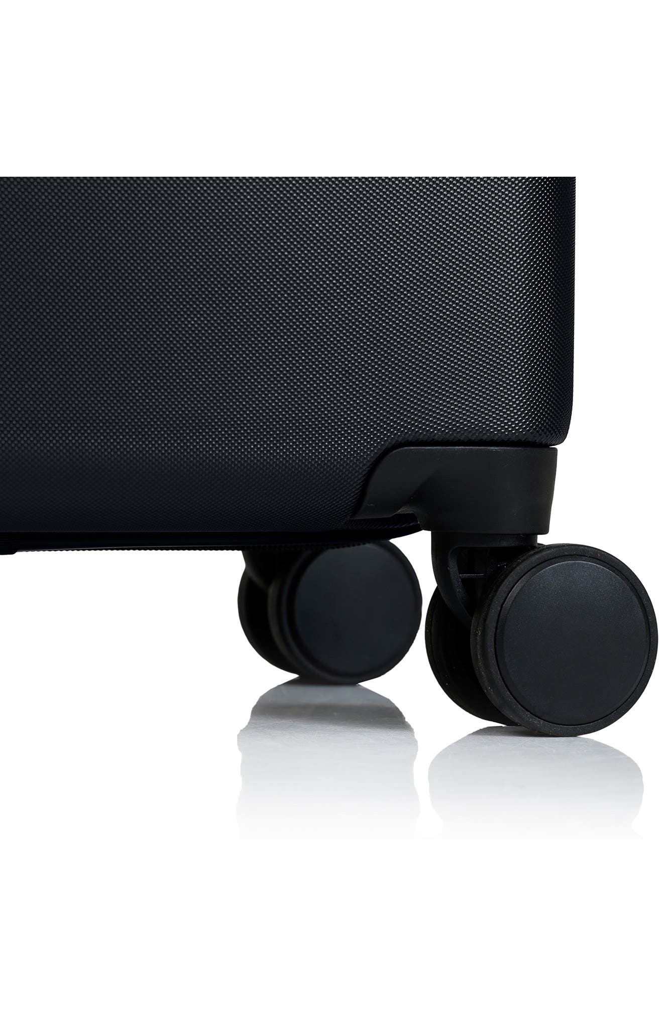 CHAMPS Earth 3-Piece Wheeled Luggage Set, Alternate, color, Black