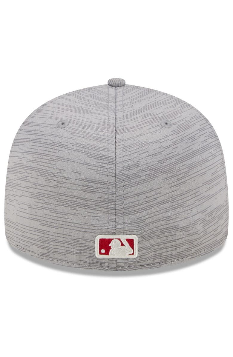New Era Men's New Era Gray Los Angeles Angels 2024 Clubhouse Low Profile 59FIFTY Fitted Hat, Alternate, color, Heather Gray
