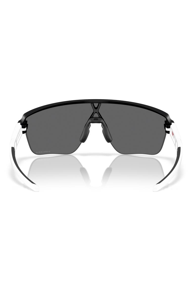 Oakley Corridor 142mm Semi Rimless Prizm<sup>™</sup> Polarized Shield Sunglasses, Alternate, color, Matte Black