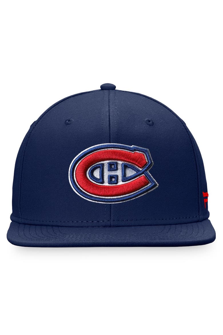Men's Fanatics Branded Navy Montreal Canadiens Core Primary Logo Fitted Hat, Alternate, color, Navy