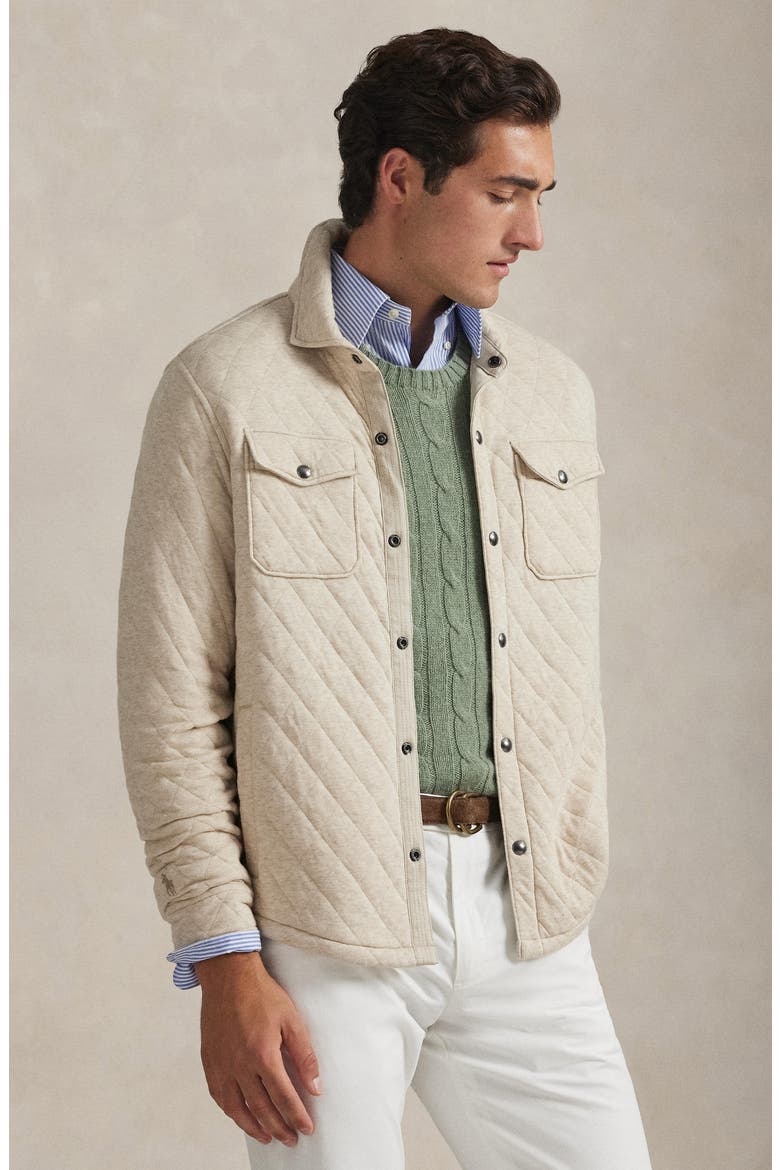 Quilted Jersey Overshirt, Alternate, color, EXPEDITION DUNE HEATHER