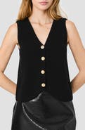 French Connection Mozart Rib V-Neck Vest