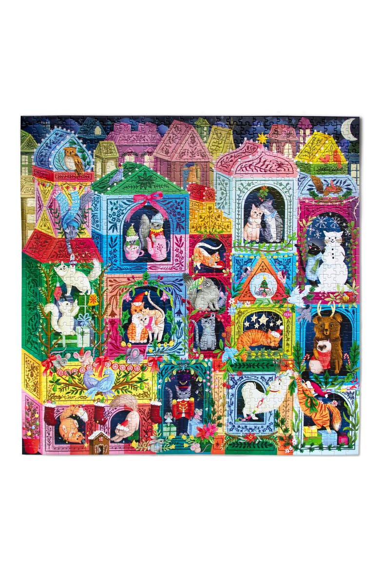 Christmas Cats 1,000-Piece Puzzle, Alternate, color, MULTI