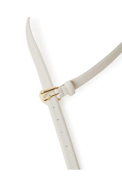 B-low The Belt Kennedy Mini Leather Belt In Neutral