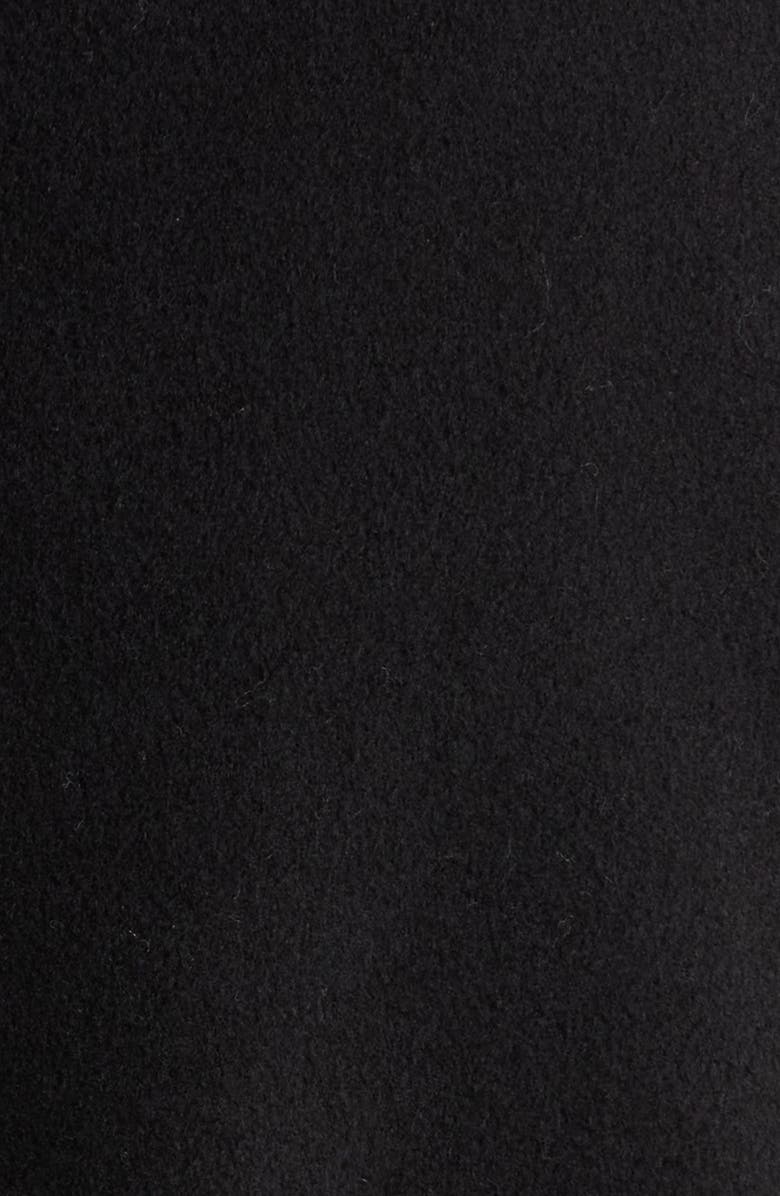 Fleurette Charlie Wool Coat, Alternate, color, Black