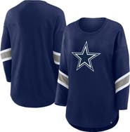 FANATICS Women's Fanatics  Navy Dallas Cowboys Redzone 3/4-Sleeve T-Shirt