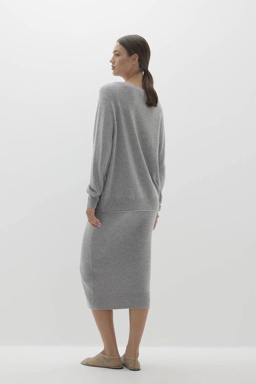 Naked Cashmere Azalea Cashmere Boatneck Sweater In Gray
