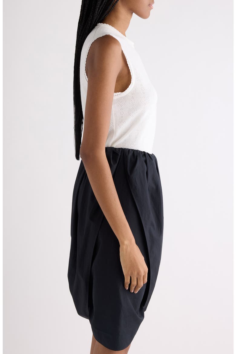 Wool Pointelle Underpinning Shell, Alternate, color, ICONIC MILK