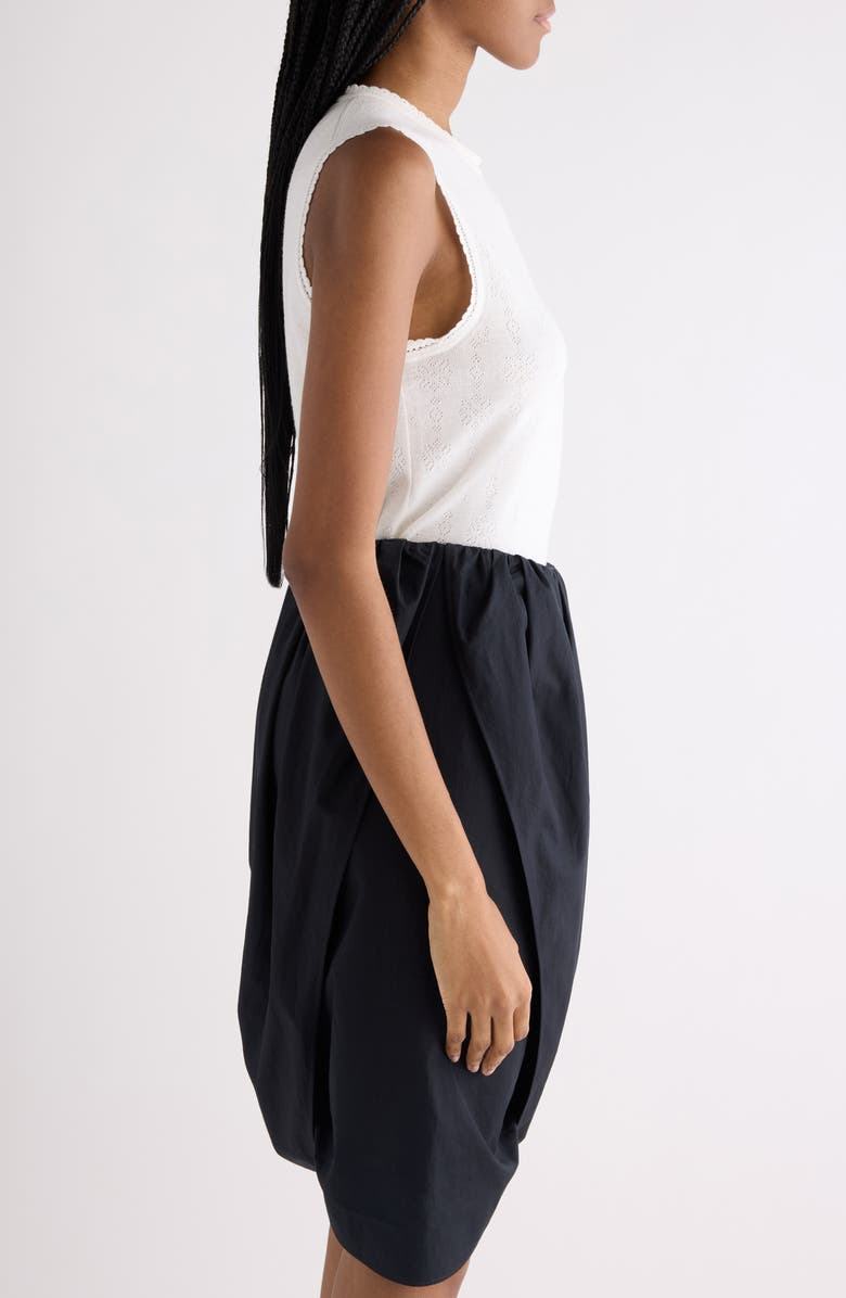 Chloé Wool Pointelle Underpinning Shell, Alternate, color, Iconic Milk