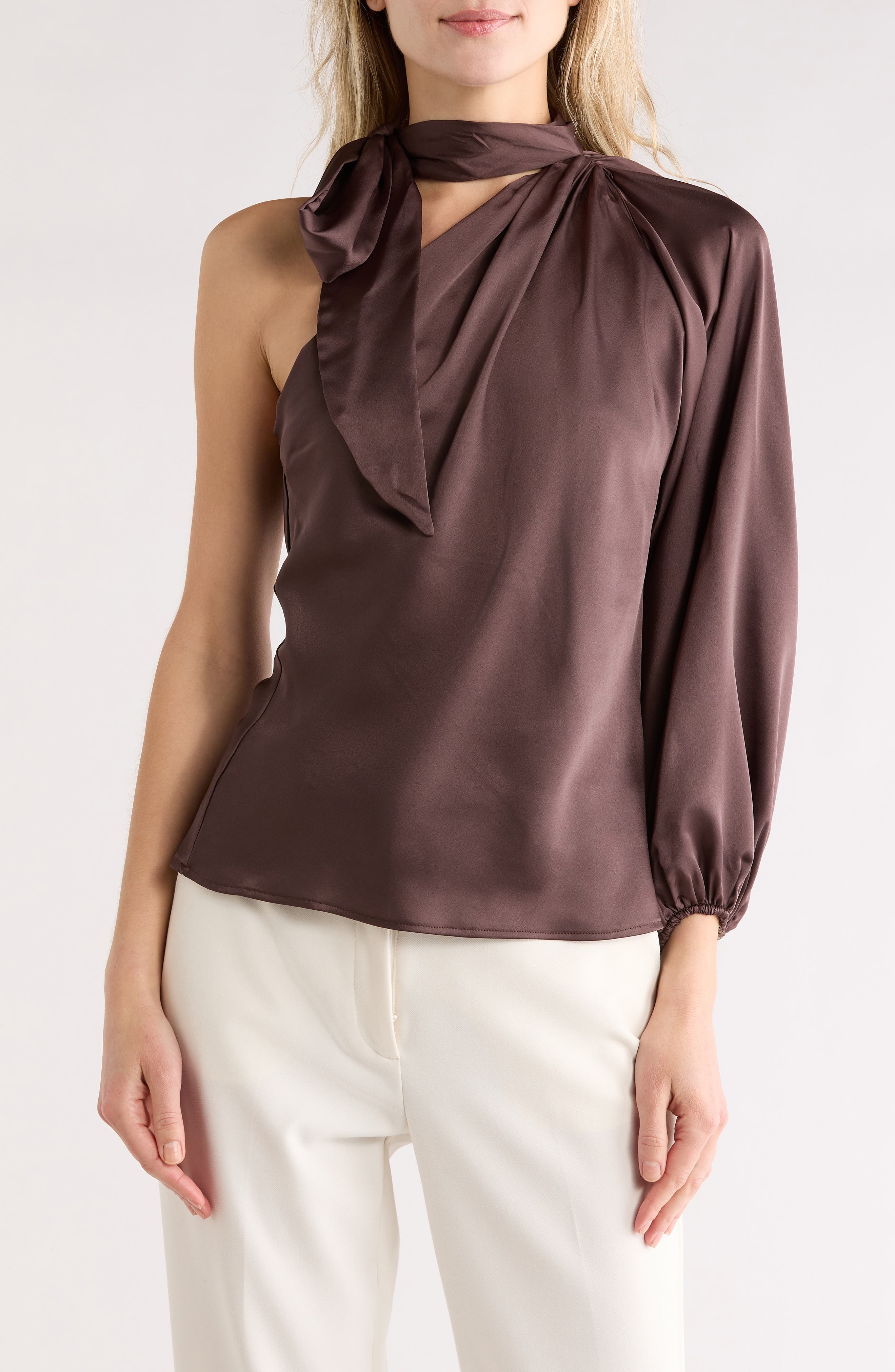 One-Shoulder Tie Top - image 3