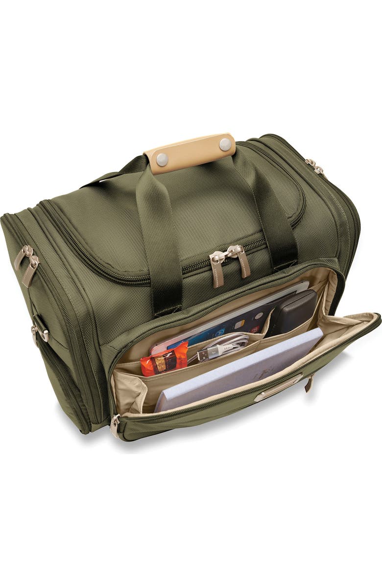 Briggs & Riley Baseline Underseat Duffle Bag, Alternate, color, Olive