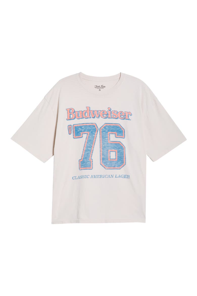 Budweiser® 76 Cotton Graphic T-Shirt, Alternate, color, BIRCH