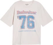Junk Food Budweiser® 76 Cotton Graphic T-Shirt