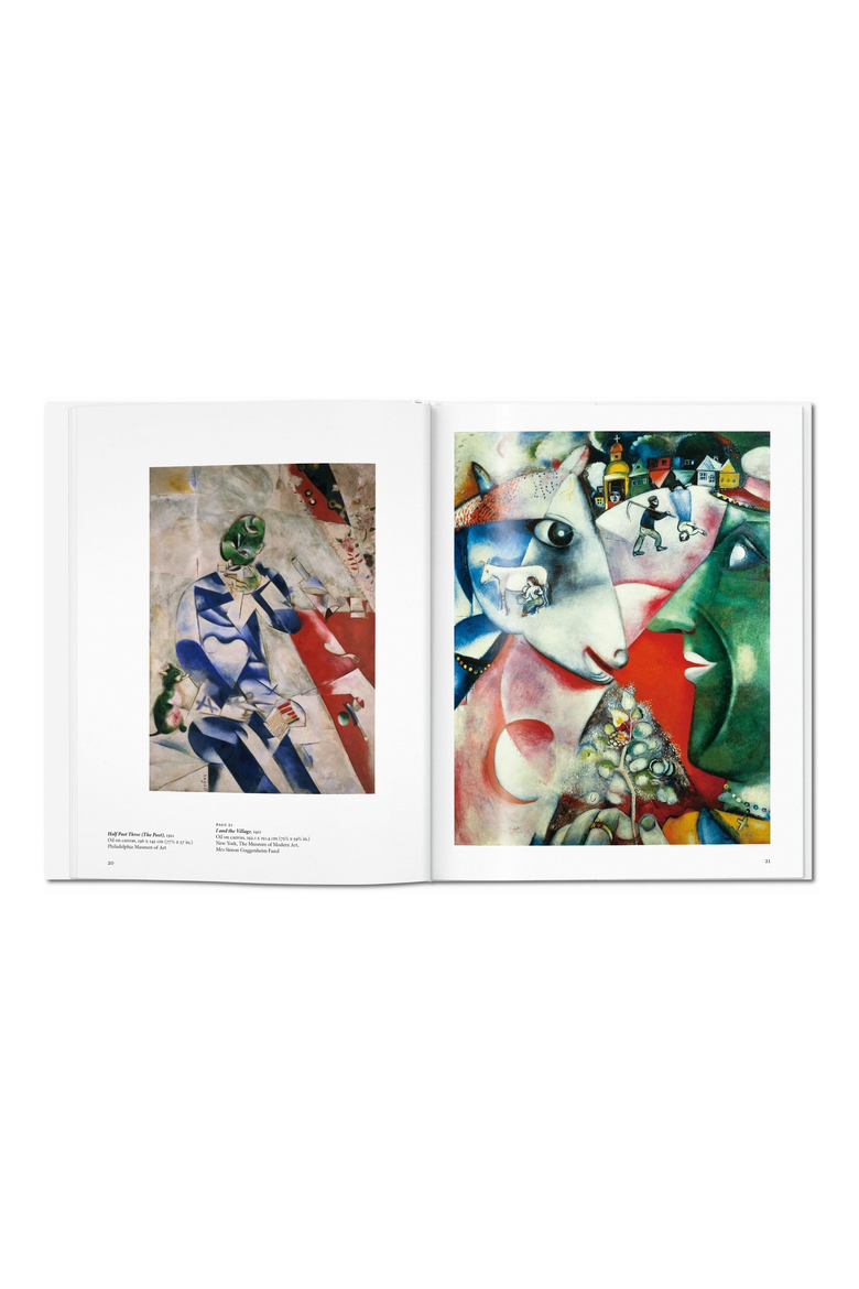 Chagall Book, Alternate, color, White