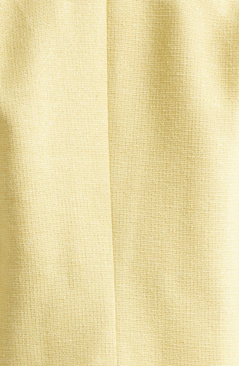 L'AGENCE Sylvia Metallic Blazer, Alternate, color, Pale Yellow/ Light Gold
