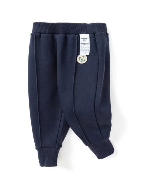 Navy Badge Jogger Pants