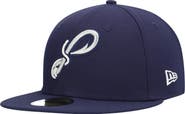 New Era Men's New Era Navy Pensacola Blue Wahoos Authentic Collection Team Alternate 59FIFTY Fitted Hat