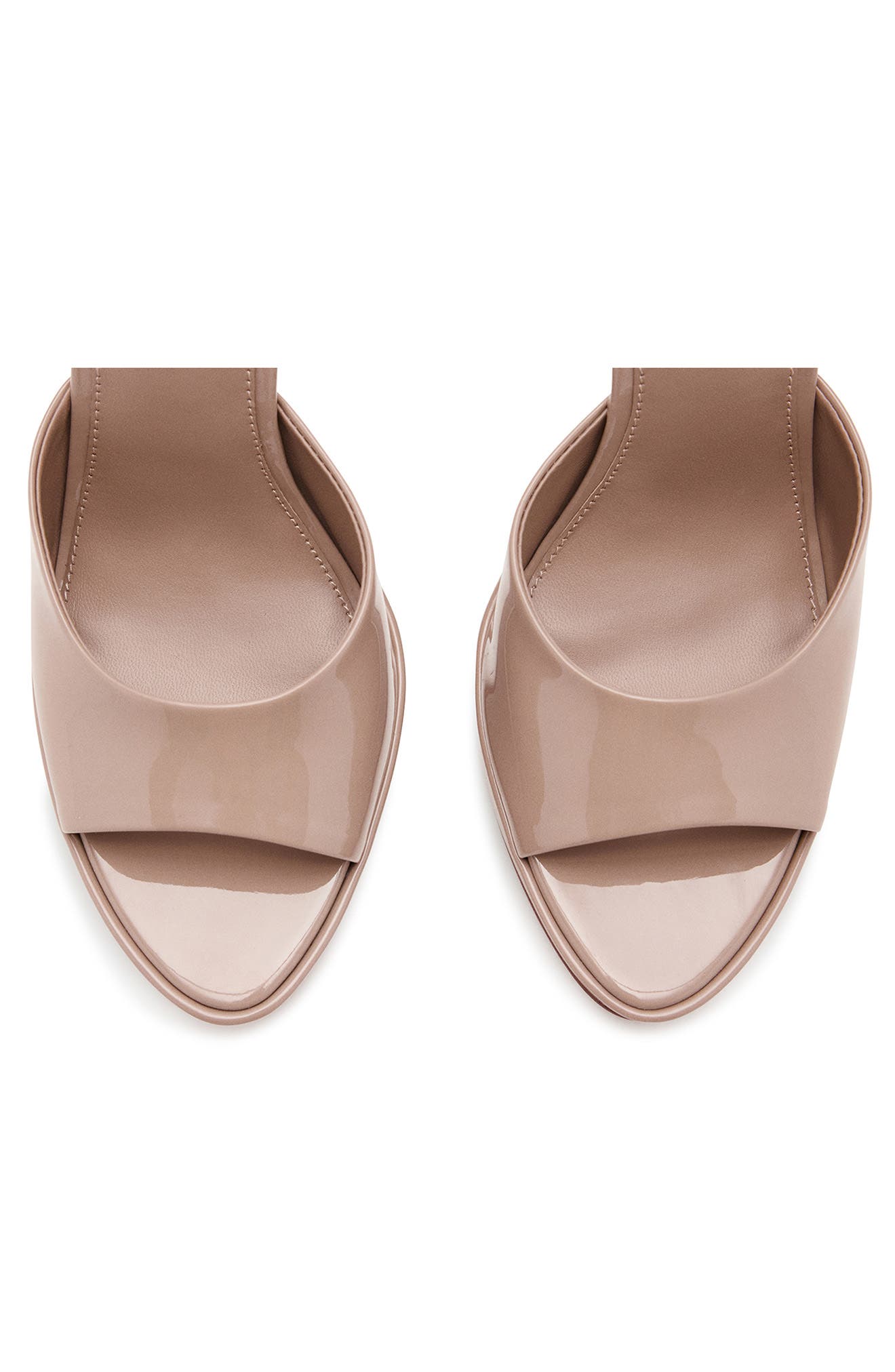 Faux Leather Platform Stiletto Sandal, Alternate, color, BLUSH TAN