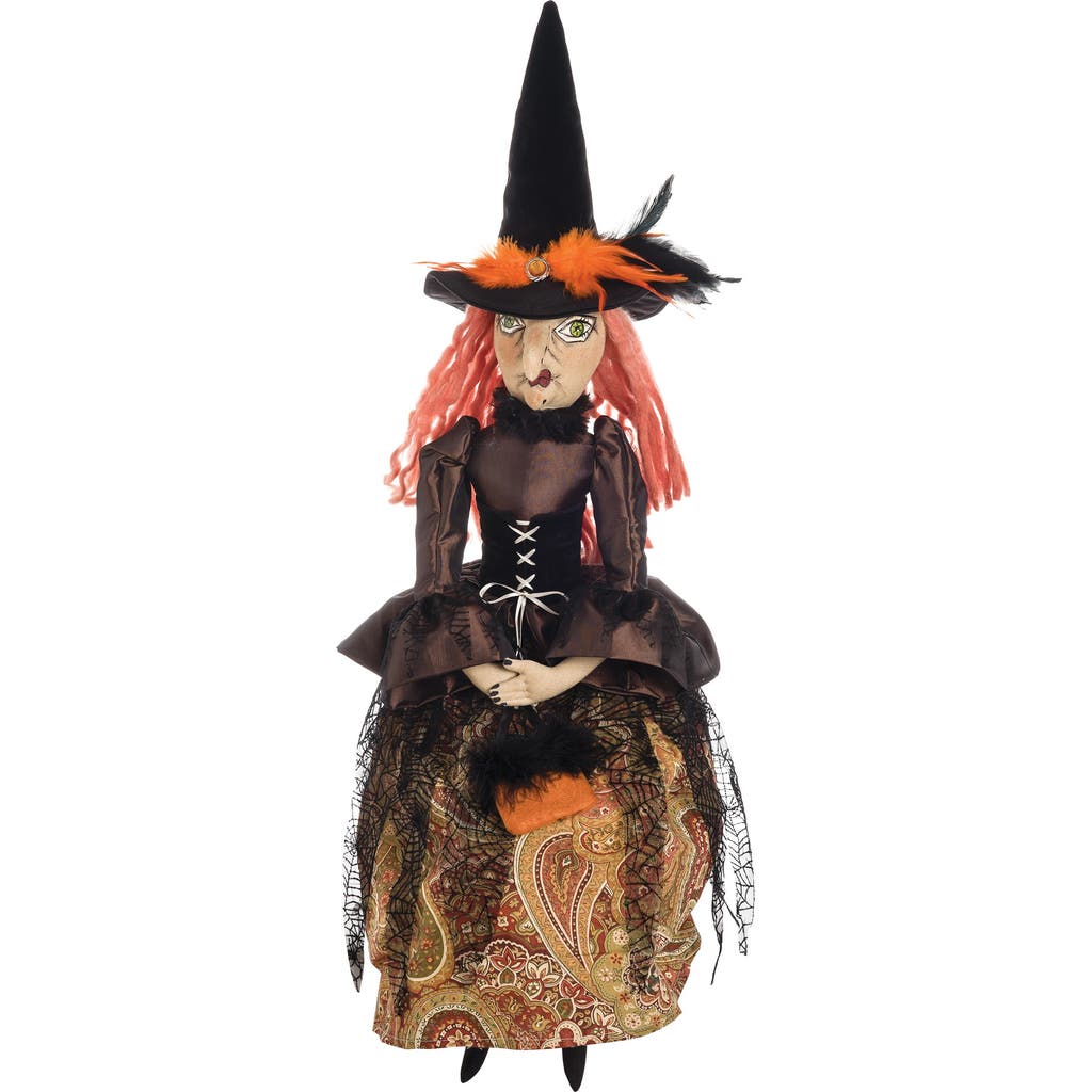 Gallerie Ii Elfreda Witch Joe Spencer Gathered Traditions Halloween Art Doll Figure In Multi