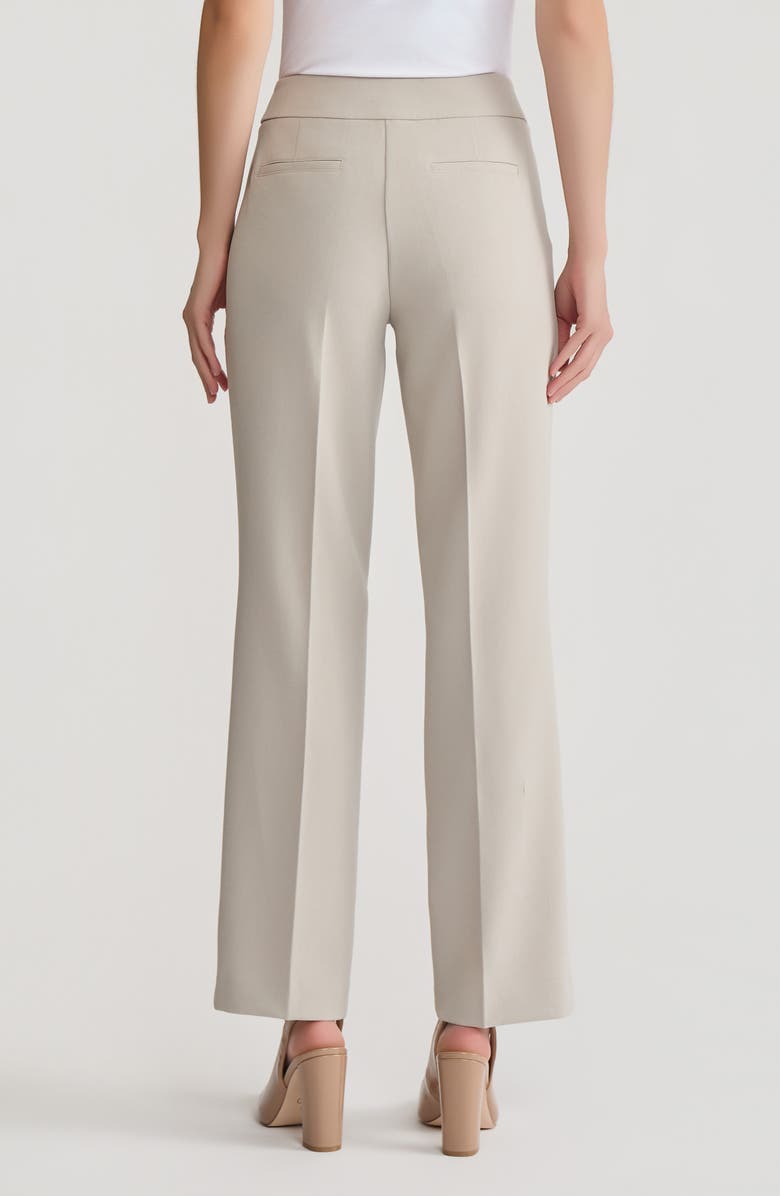 KASPER Flat Front Pants, Alternate, color, Summer Straw