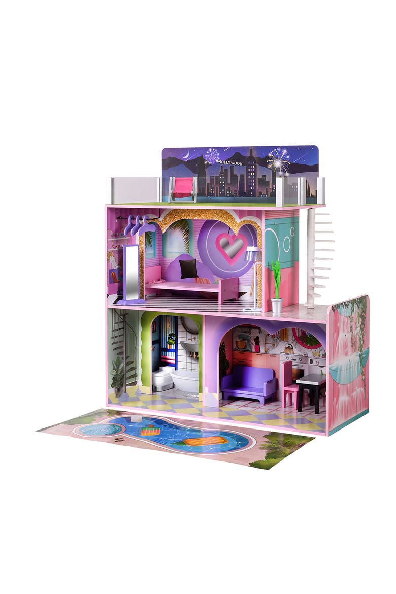 Olivia's Little World Dreamland Sunset Dollhouse, Main, color, MULTI-COLOR