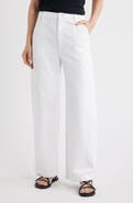 FRAME The Bow High Waist Wide Leg Utility Jeans
