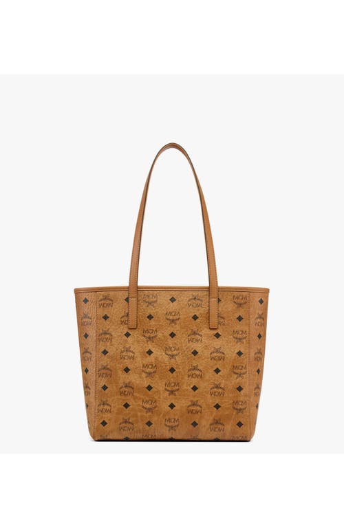 Mcm Toni Top-zip Shopper In Brown