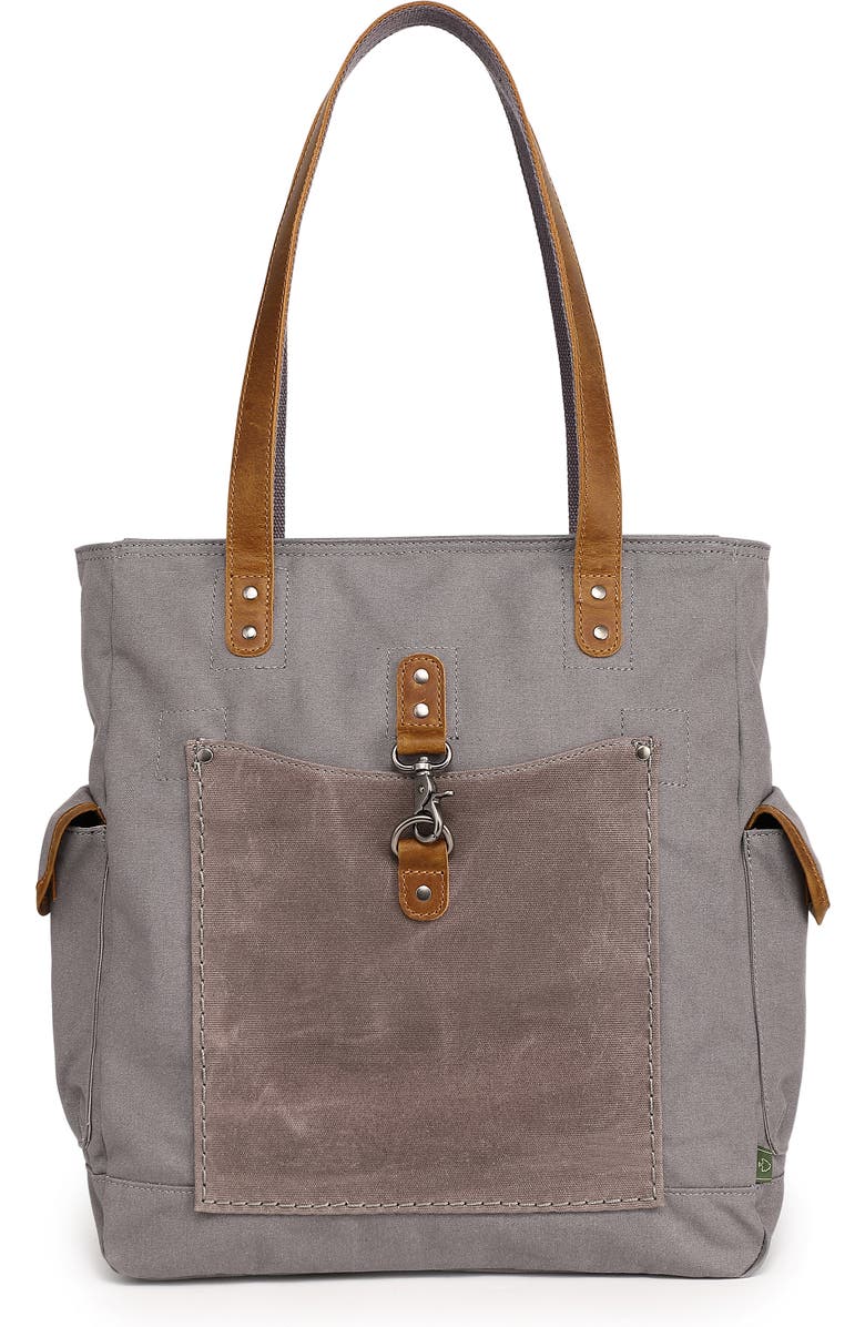TSD Brand Valley and Sky Spacious Adventure Tote, Main, color, Grey