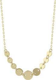 Ember Fine Jewelry <p>14K Gold Disc Necklace</p>