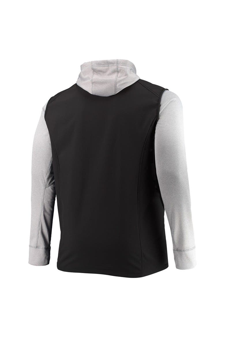 Men's Dunbrooke Black/Gray New Orleans Saints Big & Tall Alpha Full-Zip Hoodie Jacket, Alternate, color, Black