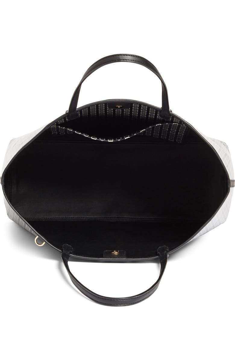 Tory Burch Gemini Link Coated Canvas Tote, Alternate, color,