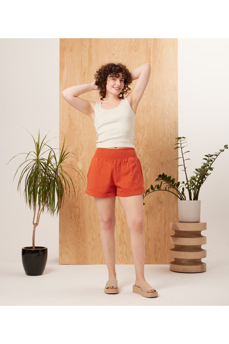 Geo Short, Alternate, color, Chili