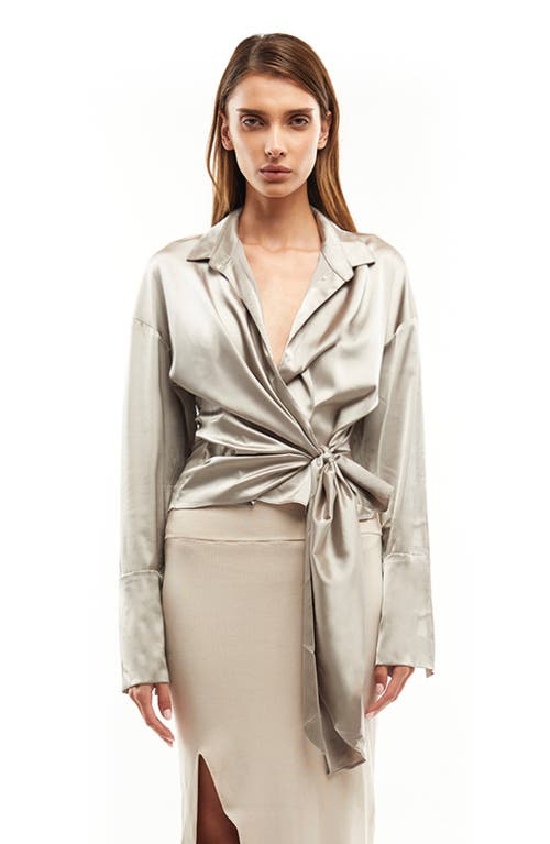 Mother Of All Gisele Top In Metallic