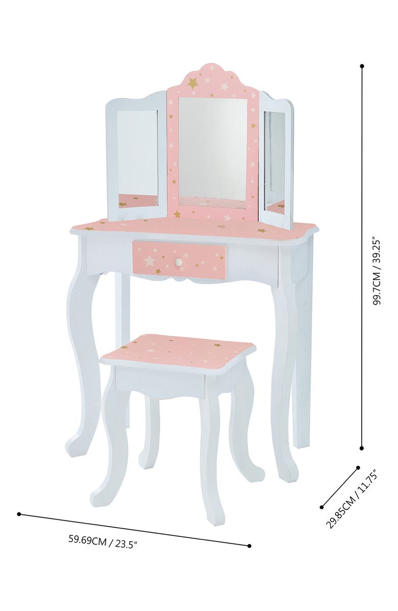 Teamson Kids Fantasy Fields Vanity Playset, Alternate, color, Assorted