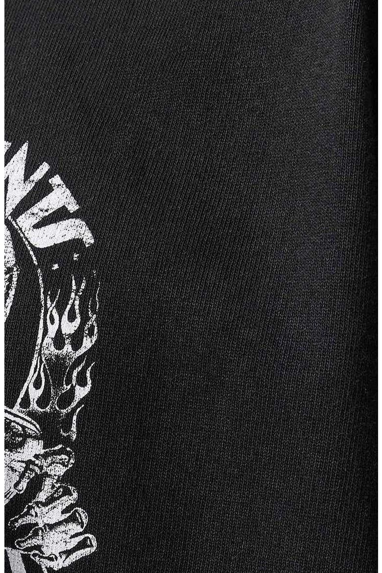 Hula Graphic Crewneck T-Shirt, Alternate, color, WASHED BLACK