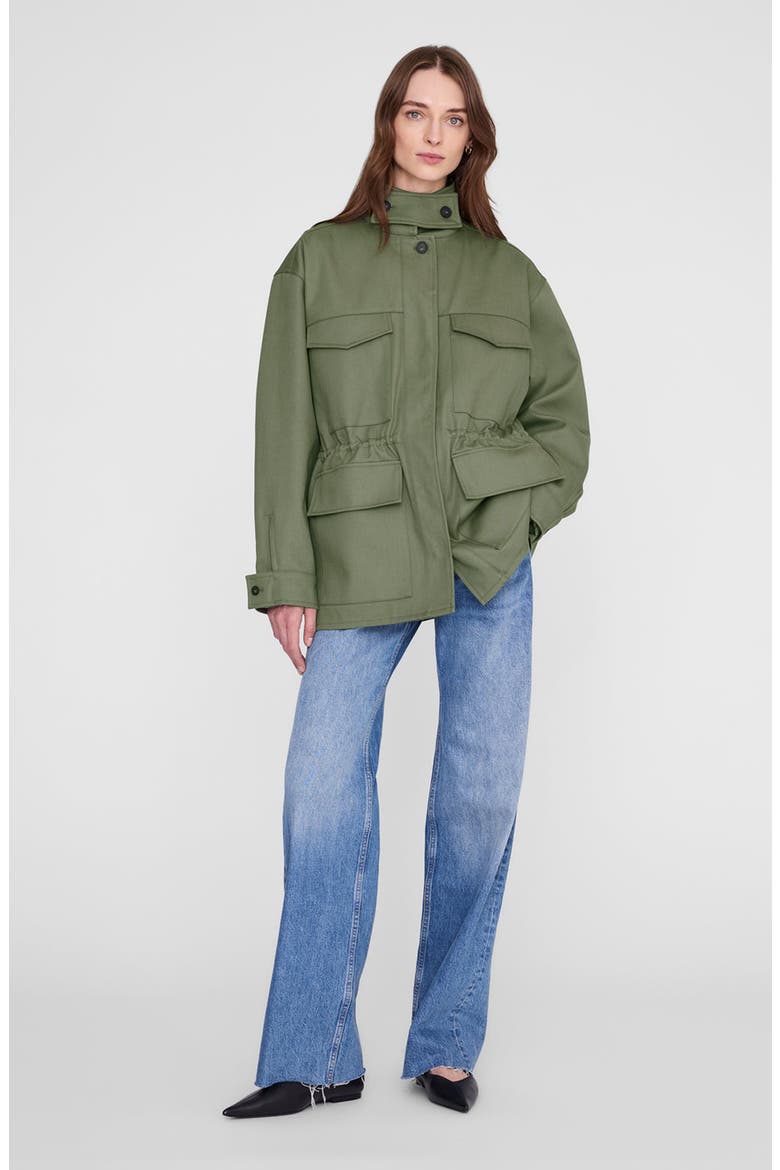 Sahara Jacket, Alternate, color, Army Green