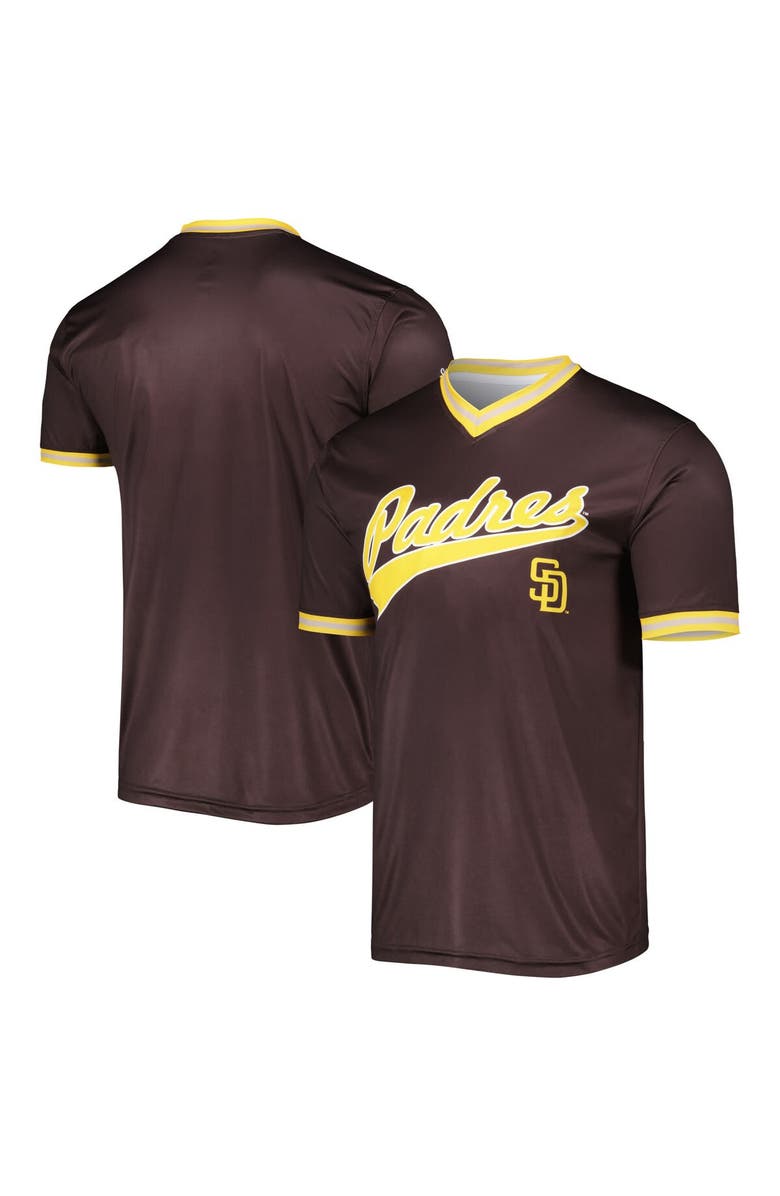 STITCHES Men's Stitches Brown San Diego Padres Cooperstown Collection Team Jersey, Alternate, color, Brown