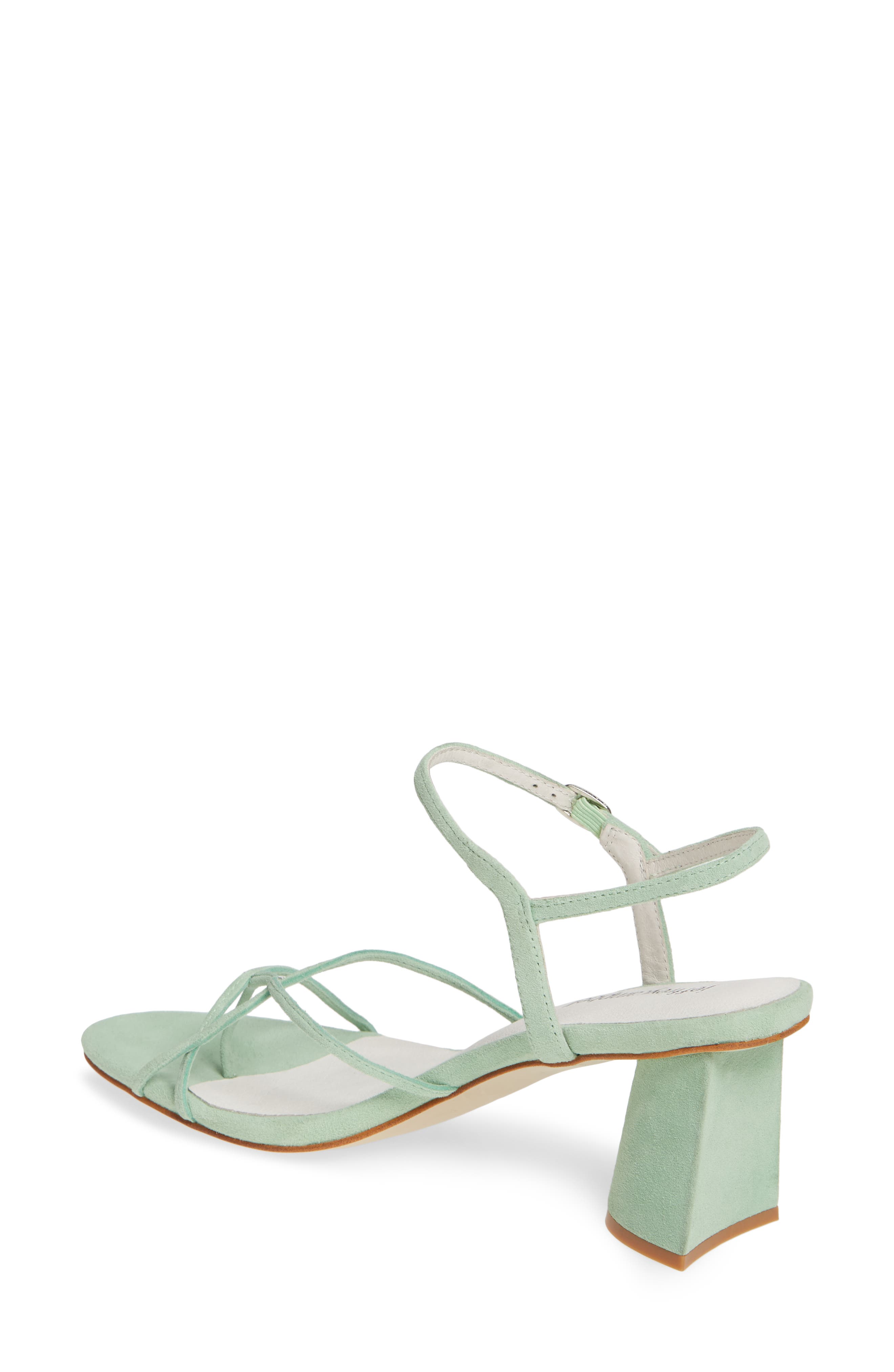 Yanyu Strappy Sandal, Alternate, color, MINT SUEDE
