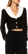 Alexia Admor Clementine Tweed Crop Jacket
