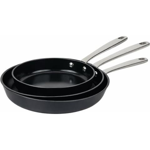 Maestro Ceramic Nonstick Frying Pan 3-Piece Set