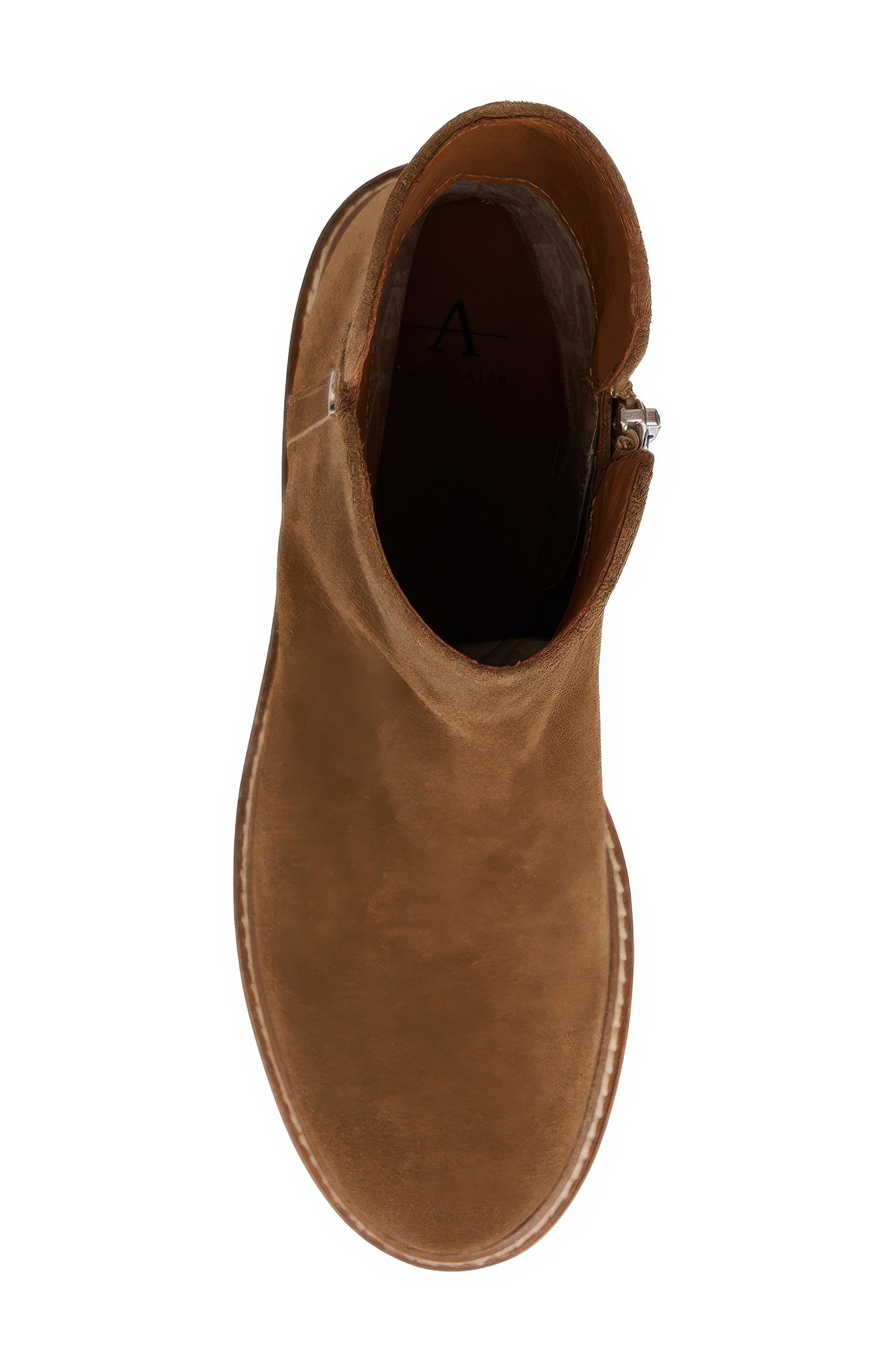Misty Waterproof Bootie, Alternate, color, CHAMPAGNE SUEDE